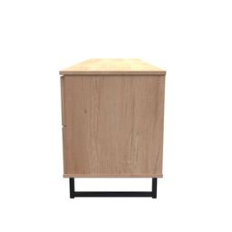 Ready Assembled 2 U Fuji 2 Drawer 2 Door Wide Sideboard (Ready Assembled) in Natural - thumbnail 2
