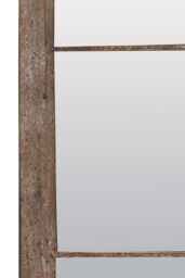 MirrorOutlet 'Dorset' Rustic Arch Large Garden Metal Frame Wall Mirror 169xm x 75cm in Brown - thumbnail 3