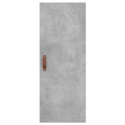Berkfield Home Highboard Concrete Grey 34.5x34x180 cm Engineered Wood - thumbnail 6