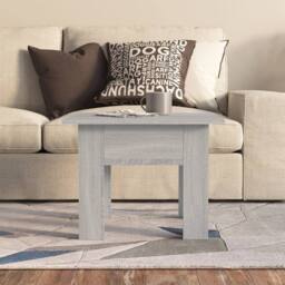 Berkfield Home Coffee Table Grey Sonoma 55x55x42 cm Engineered Wood - Size: 55 x 55 x 42 cm - thumbnail 3
