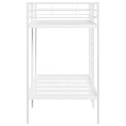 Berkfield Home Breathable Bunk Bed without Mattress White 90x200 cm Steel - thumbnail 6