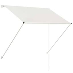 Berkfield Home Retractable Awning 100x150 cm Cream in Beige - thumbnail 2