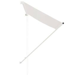 Berkfield Home Retractable Awning 100x150 cm Cream in Beige - thumbnail 4