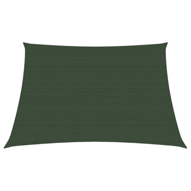 Berkfield Home Sunshade Sail 160 g/m ² Dark Green 3/4x2 m HDPE - image 1