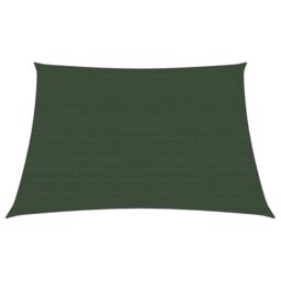 Berkfield Home Sunshade Sail 160 g/m ² Dark Green 3/4x2 m HDPE - thumbnail 1