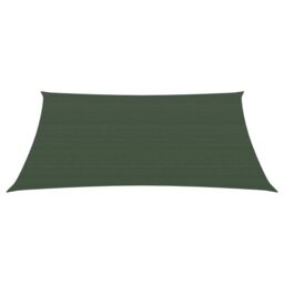 Berkfield Home Sunshade Sail 160 g/m ² Dark Green 3/4x2 m HDPE - thumbnail 2