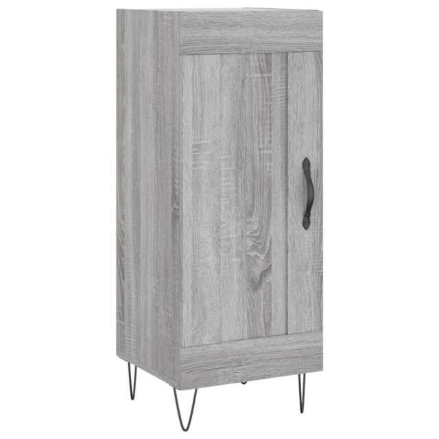 Berkfield Home Sideboard Grey Sonoma 34.5x34x90 cm Engineered Wood - image 1