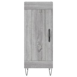 Berkfield Home Sideboard Grey Sonoma 34.5x34x90 cm Engineered Wood - thumbnail 5