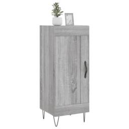 Berkfield Home Sideboard Grey Sonoma 34.5x34x90 cm Engineered Wood - thumbnail 3