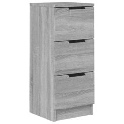 Berkfield Home Sideboard Grey Sonoma 30x30x70 cm Engineered Wood - Size: 30 x 30 x 70 cm - thumbnail 2