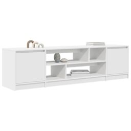 Berkfield Home TV Cabinet White 188.5x41x50 cm Engineered Wood - thumbnail 4