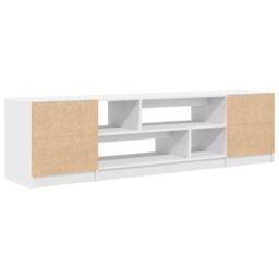 Berkfield Home TV Cabinet White 188.5x41x50 cm Engineered Wood - thumbnail 8