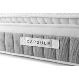 Cheshire Oakham Capsule Memory Roll-Up Mattress 135cm Double in White - Size: Super King - thumbnail 6