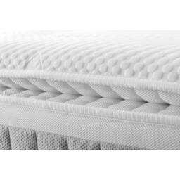 Cheshire Oakham Capsule Memory Roll-Up Mattress 135cm Double in White - Size: Super King - thumbnail 8