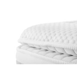 Cheshire Oakham Capsule Memory Roll-Up Mattress 135cm Double in White - Size: Super King - thumbnail 7