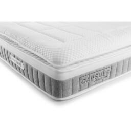 Cheshire Oakham Capsule Memory Roll-Up Mattress 135cm Double in White - Size: Super King - thumbnail 9