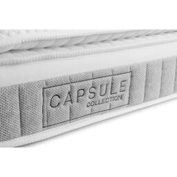 Cheshire Oakham Capsule Memory Roll-Up Mattress 135cm Double in White - Size: Super King - thumbnail 4