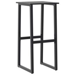 Berkfield Home 11 Piece Garden Bar Set Black Powder-coated Steel - thumbnail 4