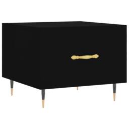 Berkfield Home Coffee Tables 2 pcs Black 50x50x40 cm Engineered Wood - Size: 50 x 50 x 40 cm - thumbnail 5
