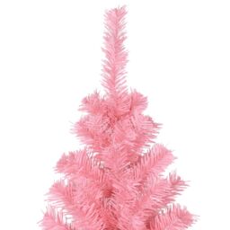 Berkfield Home Artificial Christmas Tree with Stand Pink 180 cm PVC - thumbnail 3