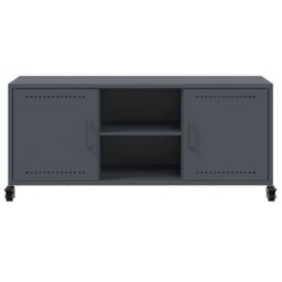 Berkfield Home TV Cabinet Anthracite 100.5x39x43.5 cm Steel - thumbnail 6