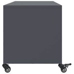 Berkfield Home TV Cabinet Anthracite 100.5x39x43.5 cm Steel - thumbnail 7