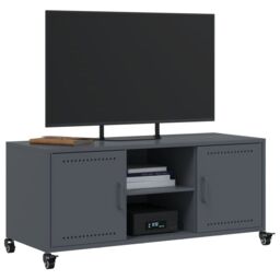 Berkfield Home TV Cabinet Anthracite 100.5x39x43.5 cm Steel - thumbnail 4