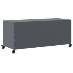 Berkfield Home TV Cabinet Anthracite 100.5x39x43.5 cm Steel - thumbnail 8