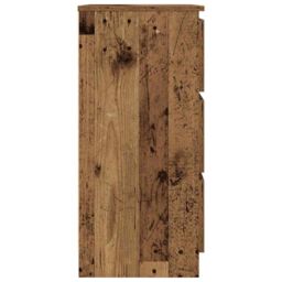 Berkfield Home Sideboard Old Wood 60x35x76 cm Engineered Wood in Brown - Size: 60 x 35 x 76 cm - thumbnail 7