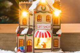 Marco Paul 3pc Pre-Lit Christmas Village Scene Decorations - thumbnail 6