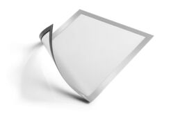 Durable Duraframe Magnetic Signage Frame for Metal - 5 Pack - A4 Silver - thumbnail 1