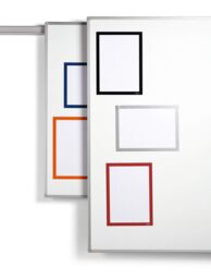 Durable Duraframe Magnetic Signage Frame for Metal - 5 Pack - A4 Silver - thumbnail 5