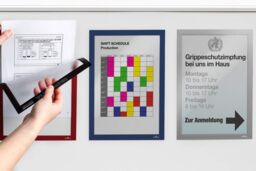 Durable Duraframe Magnetic Signage Frame for Metal - 5 Pack - A4 Silver - thumbnail 7