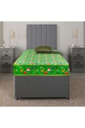 eXtreme Comfort Ltd Extreme Comfort Dreamy Dinosaur Spring Value Mattress in Green - Size: EU Single - thumbnail 2