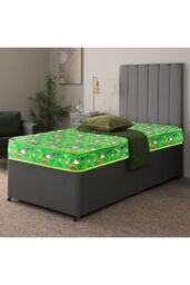 eXtreme Comfort Ltd Extreme Comfort Dreamy Dinosaur Spring Value Mattress in Green - Size: EU Single - thumbnail 1