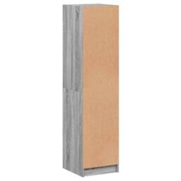 Berkfield Home Highboard with Glass Door Grey Sonoma 35x37x142 cm - Size: 35 x 37 x 142 cm - thumbnail 8