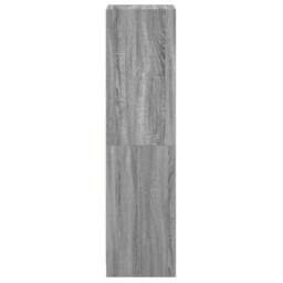 Berkfield Home Highboard with Glass Door Grey Sonoma 35x37x142 cm - Size: 35 x 37 x 142 cm - thumbnail 7