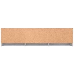 Berkfield Home TV Cabinet Grey Sonoma 140x40x35.5 cm Engineered Wood - thumbnail 5