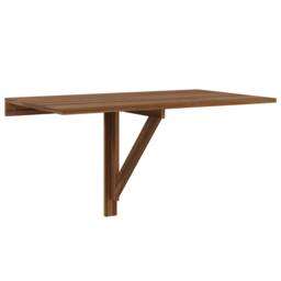 Berkfield Home Folding Wall Table Brown Oak 100x60x56 cm Engineered Wood - Size: 100 x 60 x 56 cm - thumbnail 1