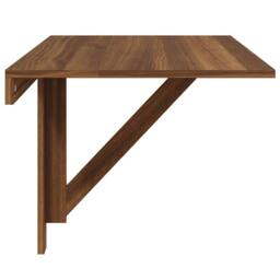 Berkfield Home Folding Wall Table Brown Oak 100x60x56 cm Engineered Wood - Size: 100 x 60 x 56 cm - thumbnail 6