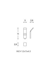 Cosmic Towel hook, Matt black, NEA Collection in Jet Black - thumbnail 5