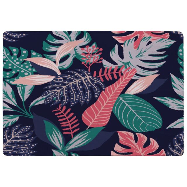 Benjamin Tate Design Tropical Plant Leaves Rug in Natural - Size: Large - image 1