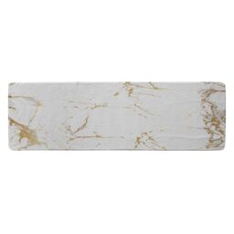 Benjamin Tate Design Golden Marble Runner Rug in Natural - Size: 67 cm x 230 cm
