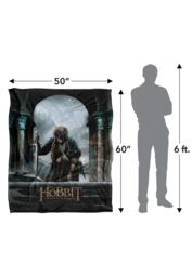 Warner Brothers The Hobbit Battle Of The Five Armies Officially Licensed Silky Touch Super Soft Throw Blanket 152 x 127 cm in White - thumbnail 5