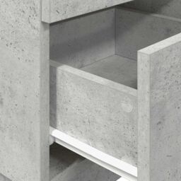 Berkfield Home Bedside Cabinets 2 pcs with 2 Drawers Concrete Grey 36x36x68 cm - Size: 36 x 36 x 68 cm - thumbnail 9