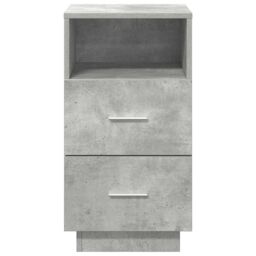 Berkfield Home Bedside Cabinets 2 pcs with 2 Drawers Concrete Grey 36x36x68 cm - Size: 36 x 36 x 68 cm - thumbnail 4