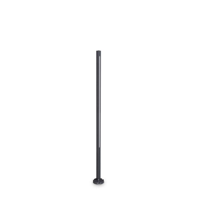 Netlighting JEDI 120cm LED Outdoor Bollard Anthracite 3000K IP65 NonDim in Black