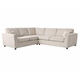 Furnishings For Less UK Ascot 5 Seater Corner Sofa Chenille Fabric Beige - thumbnail 2