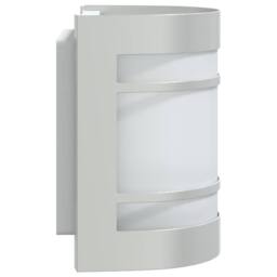 Berkfield Home Outdoor Wall Lights 2pcs Silver Stainless Steel - thumbnail 5