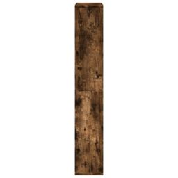 Berkfield Home Bookcase Smoked Oak 60x20x120 cm Engineered Wood in Brown - Size: 60 x 20 x 120 cm - thumbnail 6